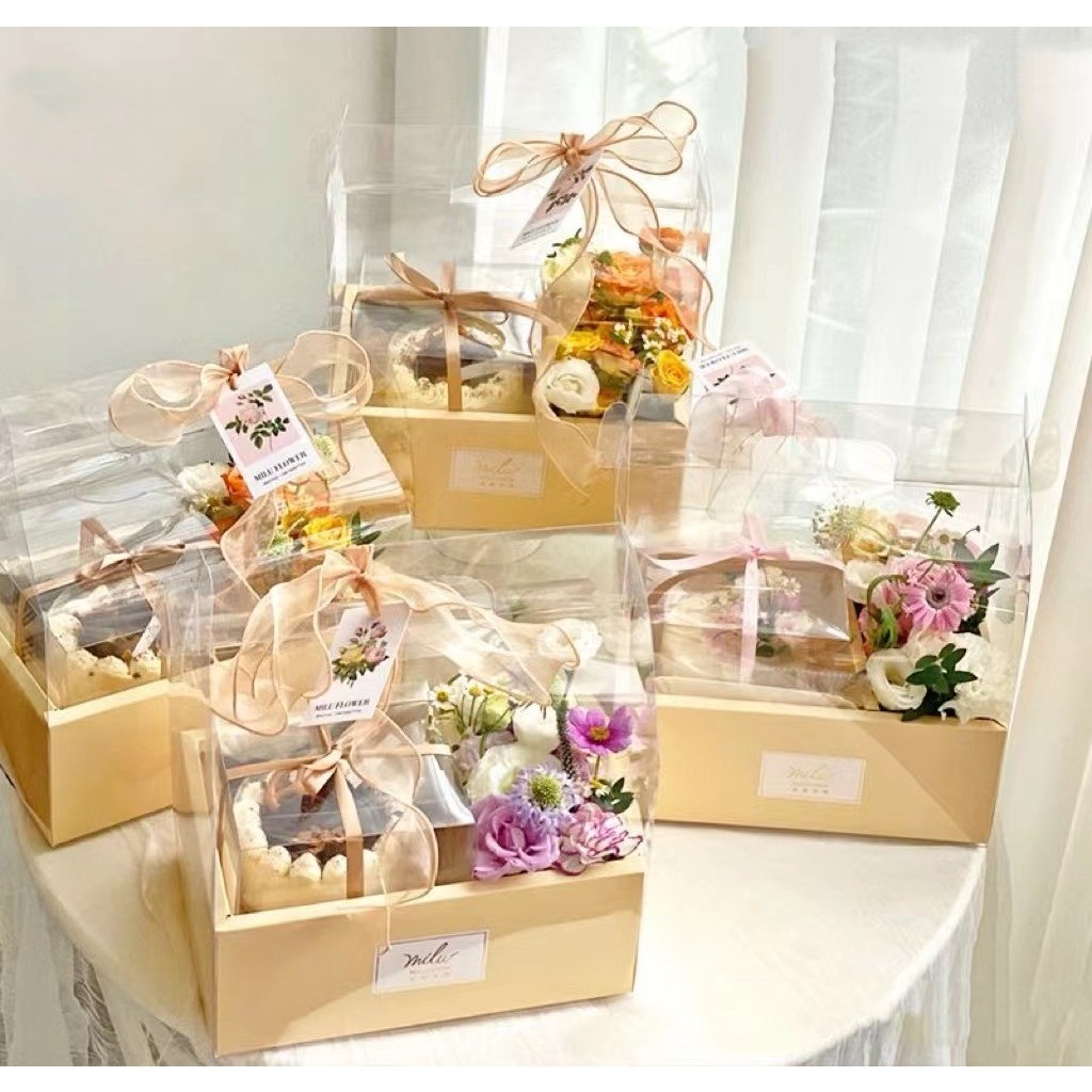 

Flower & Cake Paper GiftBox - Kotak Kado Bunga Kerajinan( Box Saja )