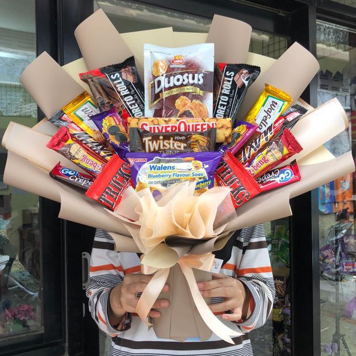 

buket snack bandung / buket snack wisuda / buket wisuda snack / buket snack murah