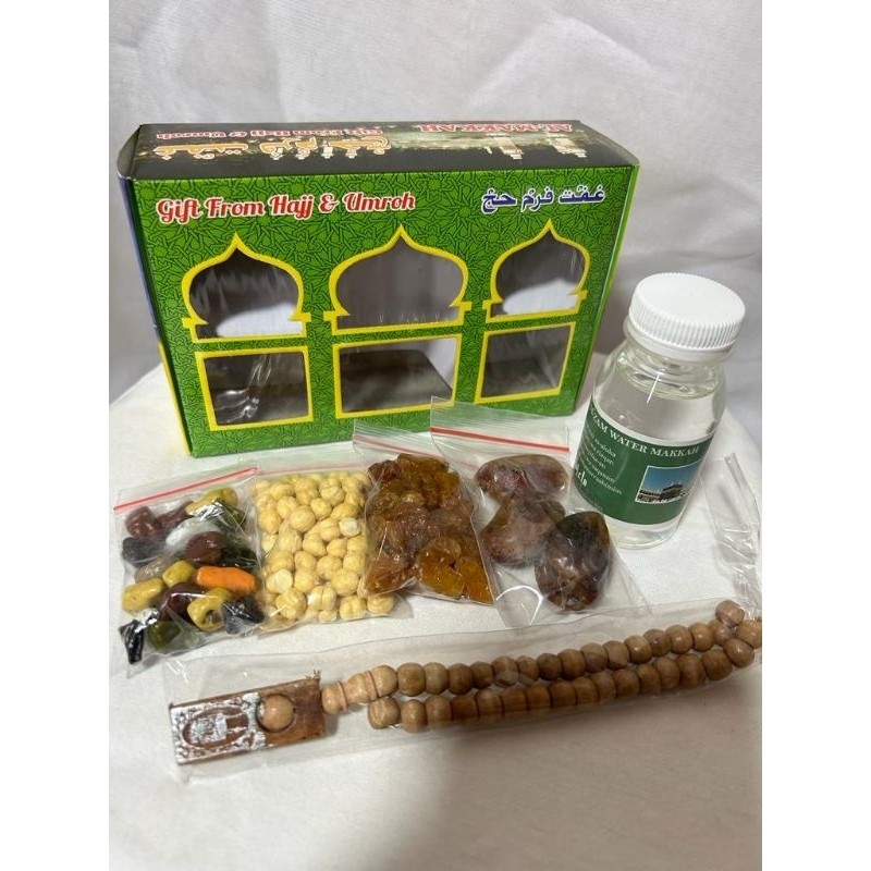 

oleh-oleh haji dan umroh lengkap 50pcs
