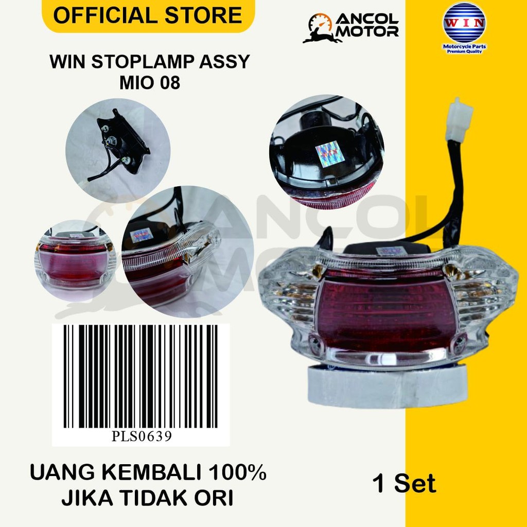 WIN Stoplamp Assy Yamaha Mio Sporty 2008 – Lampu Rem Belakang Motor Matic Original
