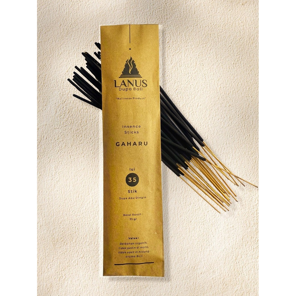 Lanus Saku - Dupa Bali Aroma Gaharu - Dupa Organik Aroma Khas Bali