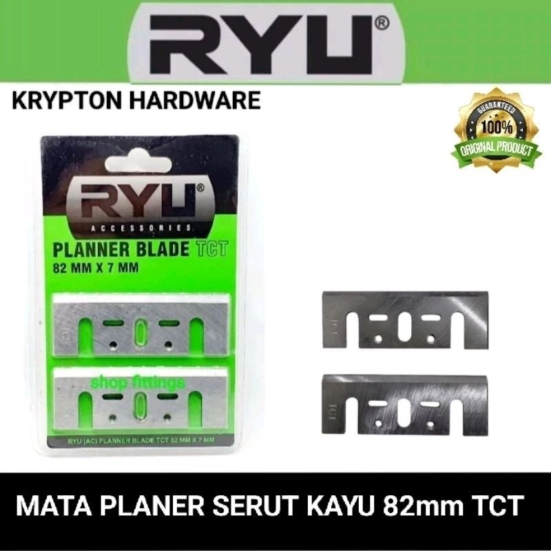 Ryu by tekiro mata planer tct serut / pasrah / ketam kayu 82mm ( original )
