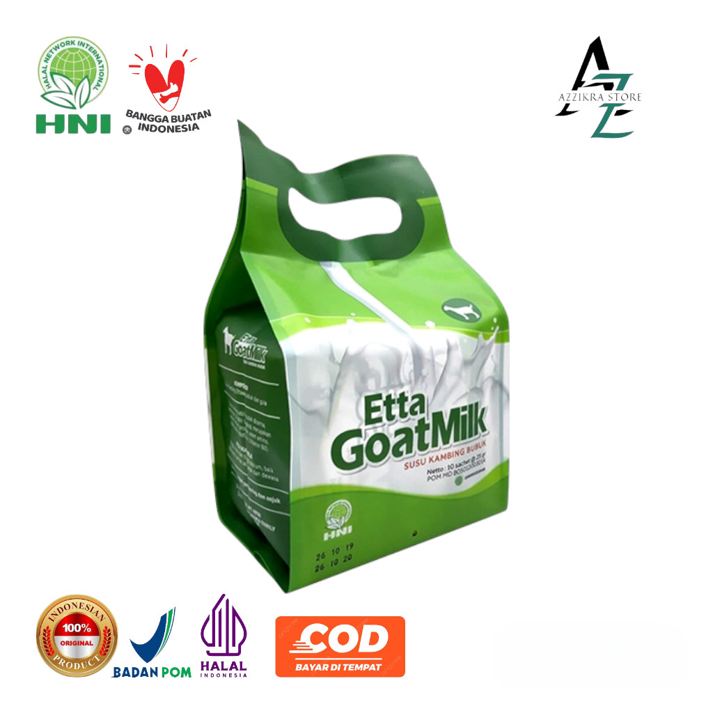 

Etta Goat Milk Original 250 gram - 10 sachet per pouch