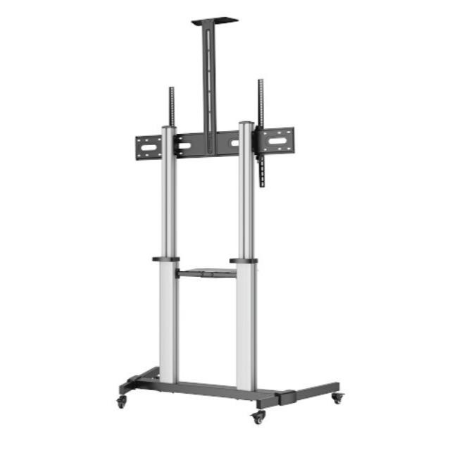 

Heavy-Duty TV Cart Aluminium Oximus TC6620 Bracket Standing Roda Cocok untuk LED TV 60" - 100" Kolom aluminium yang ringan namun tahan lama, dilengkapi dengan pengaturan rotasi, ketinggian, dan kemiringan untuk sudut pandang yang optimal - TC6620 Silver