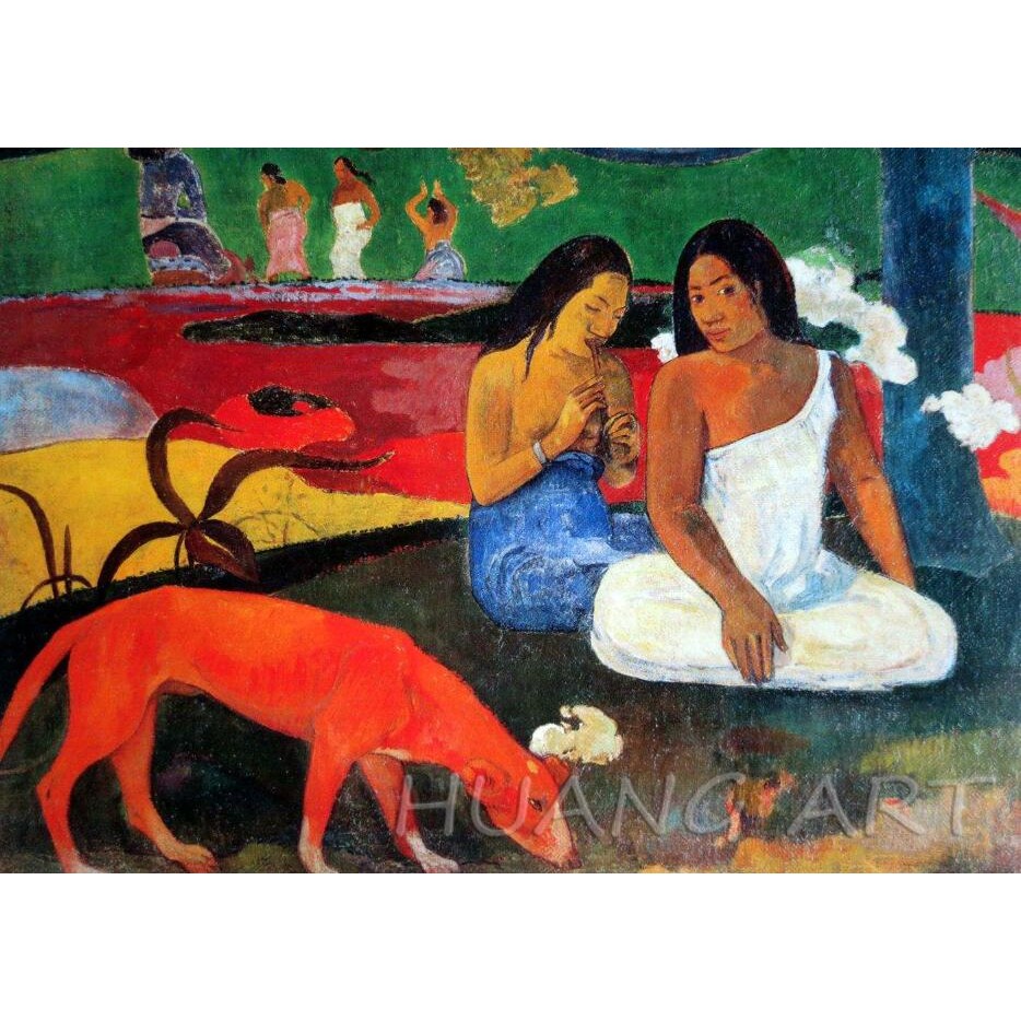 

Impression Figure Oil Painting for Living Room Decor Pure Hand-painted Imitation Oil Painting on Canvas Paul Gauguin Painting