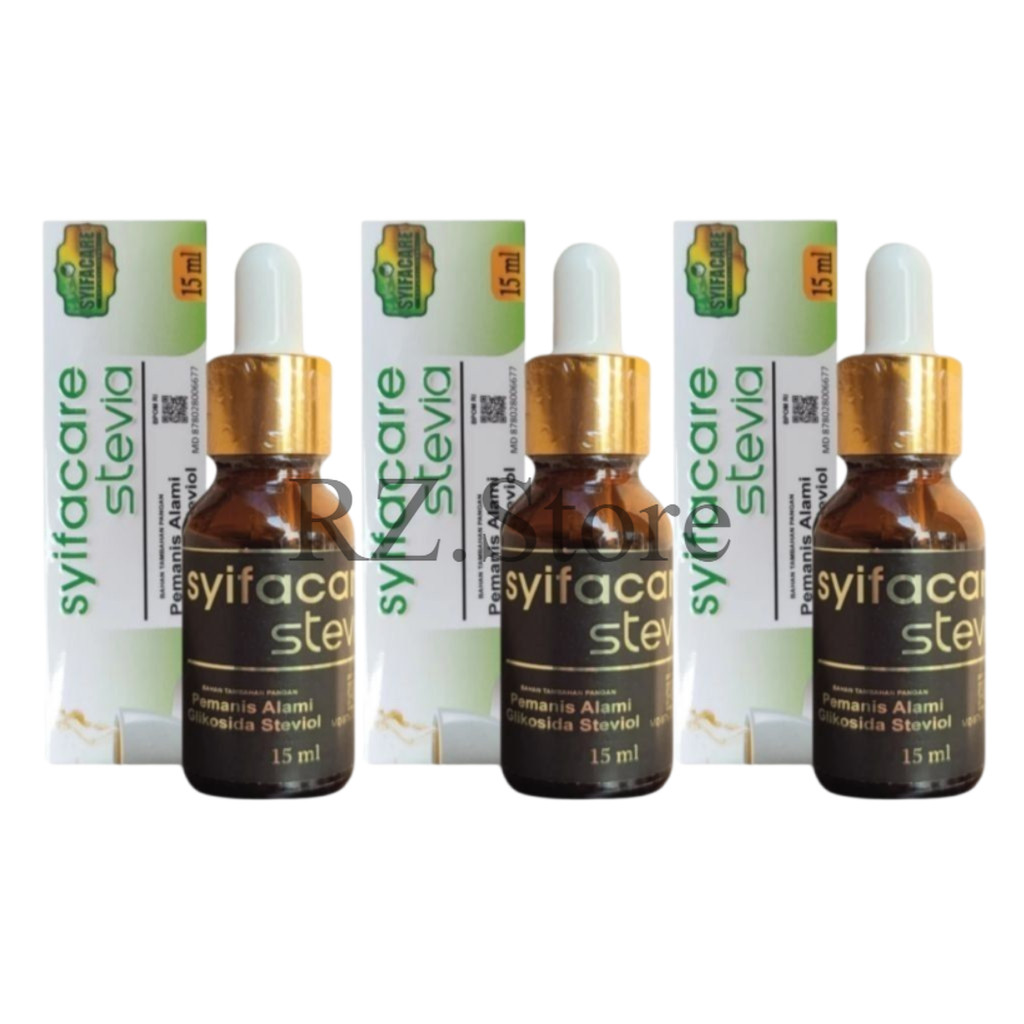 

3 PCS Syifacare Stevia Cair 15ml – Pemanis Sehat Tanpa Gula Rendah Kalori
