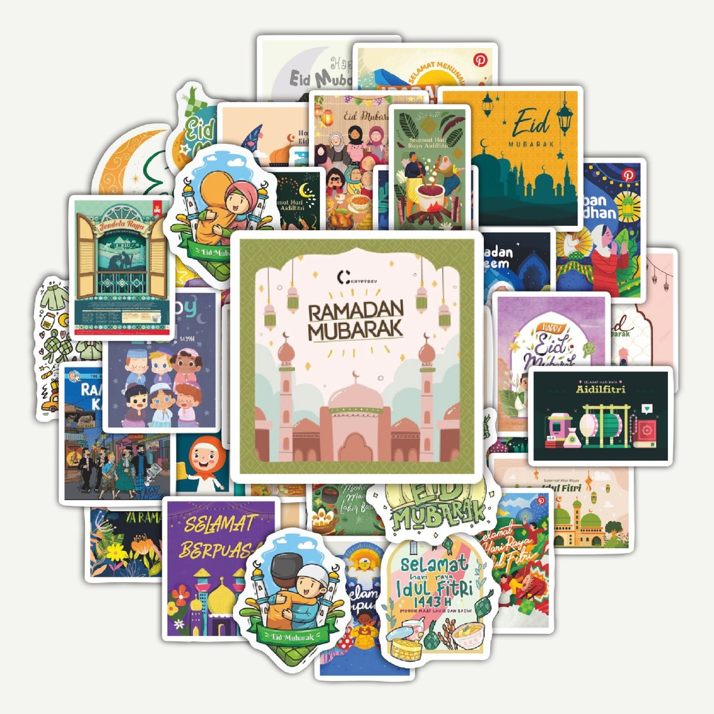 

Sticker Pack Stiker Tema Idul Fitri V3 | Sticker TUMBLR | Stiker LAPTOP KOPER HELM
