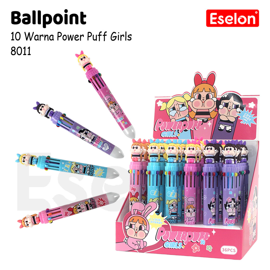 

1buah Pulpen Cetek 10 Warna / Pulpen Cetek 10warna Karakter