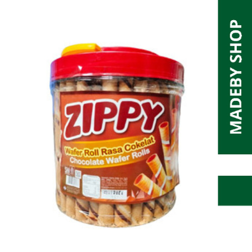 WAFER ROLL TOPLES ZIPPY CHOCOLATE SNACK LEBARAN JAJAN LEBARAN 330gr