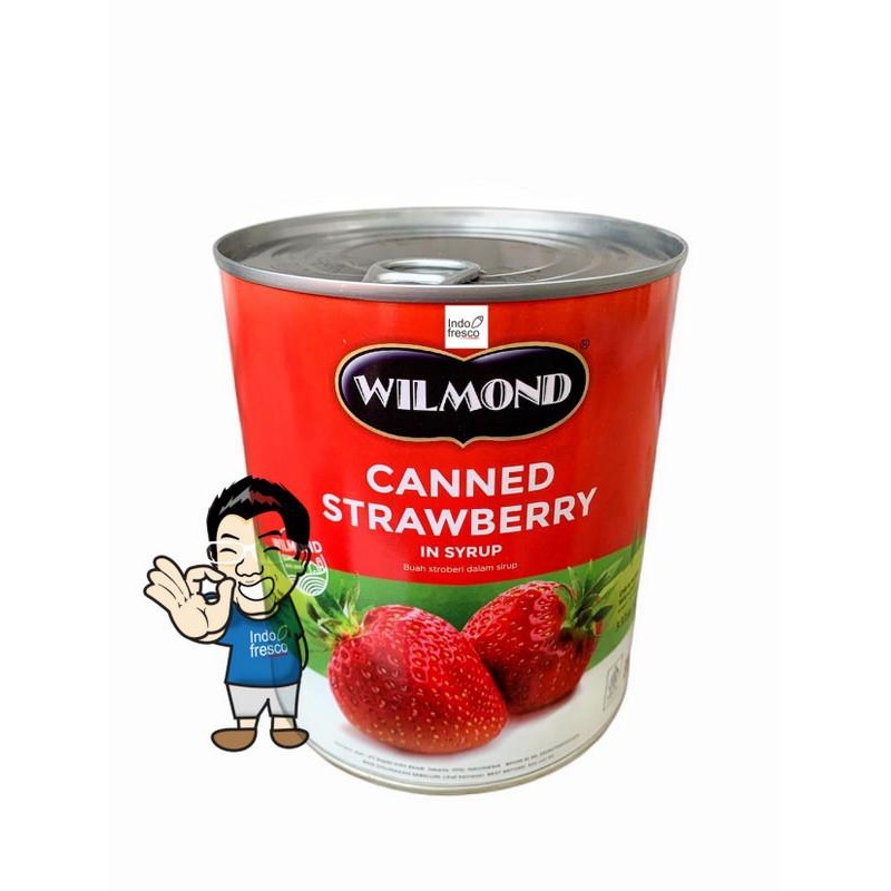 

PROMO! Wilmond Strawberry In Syrup Canned- Strawberry Kaleng 825 g
