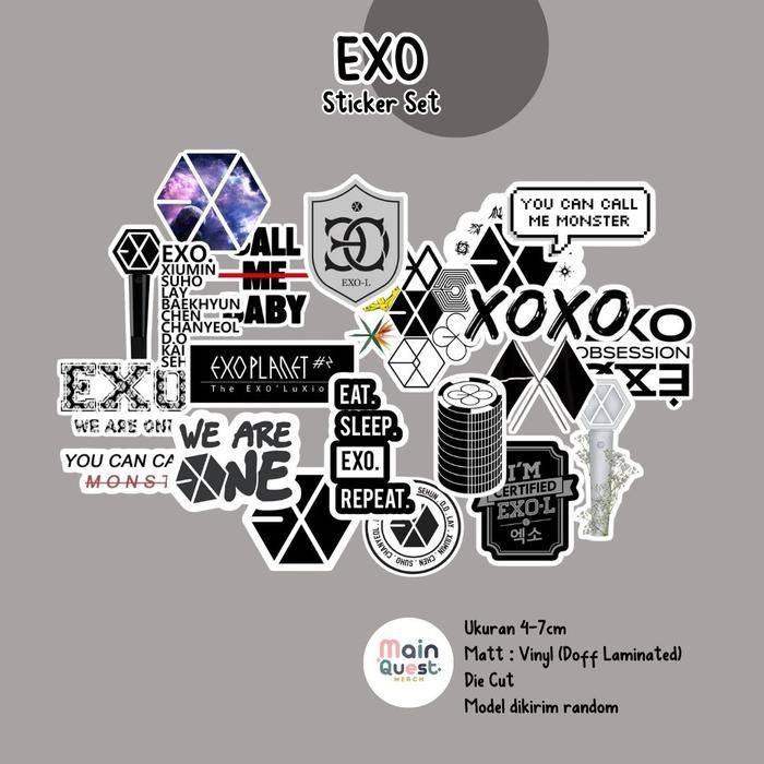 

Sticker EXO | Sticker Aesthetic / Sticker Tumblr / Sticker Laptop / Sticker Anti Air / Sticker Vinyl / Sticker Die Cut / Sticker Kpop / Sticker Cute - 10