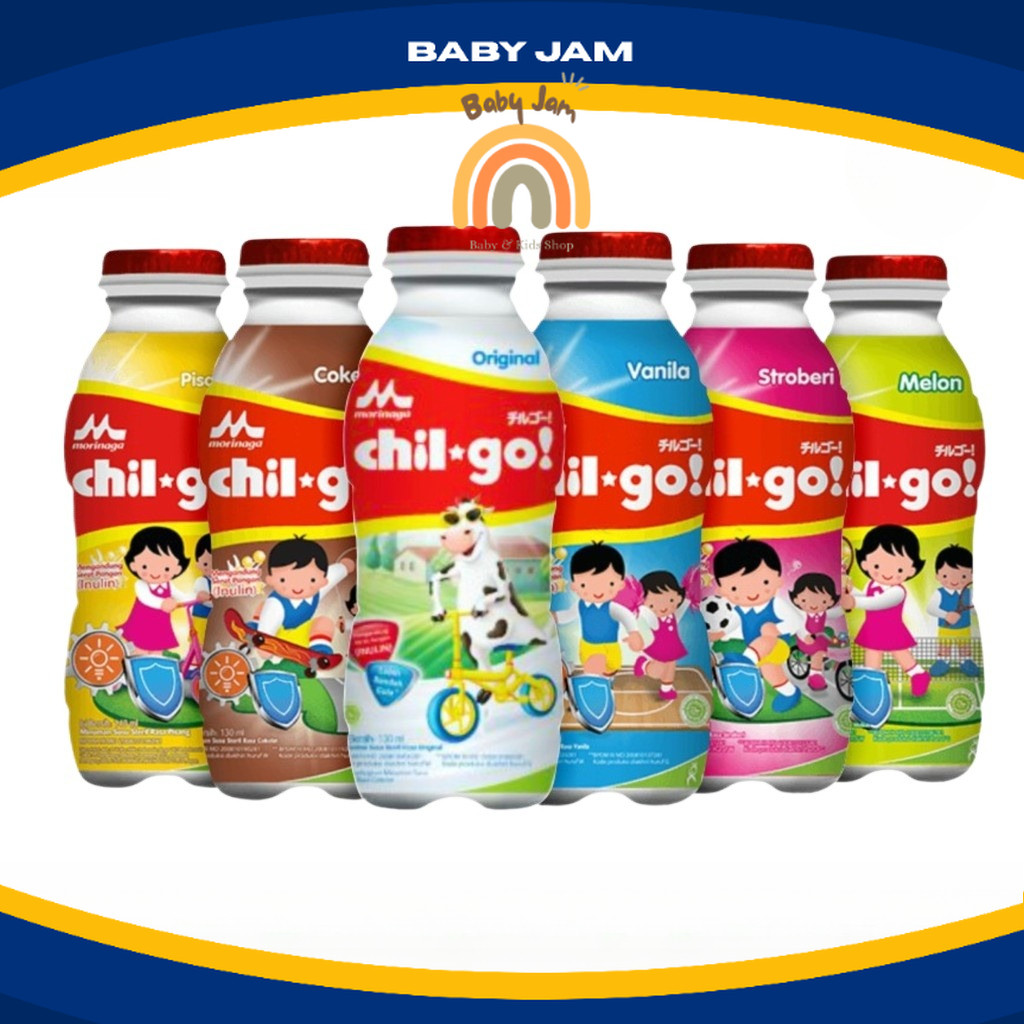 

Chil Go UHT Susu Cair Rasa Coklat Vanilla Strawberry 6 Botol Anak Sehat Bogor