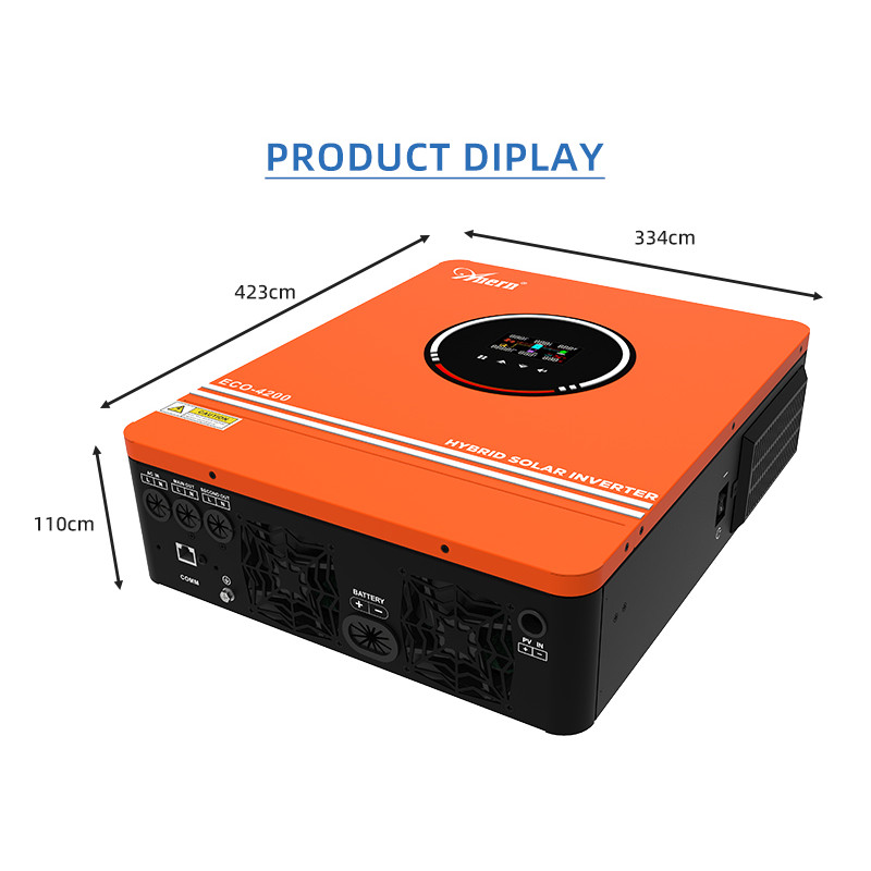 Solar Off Grid Inverter Hybrid 3600W 4200W 6200W Hybrid Solar Inverter Controller 24V 48V 220V 120A 