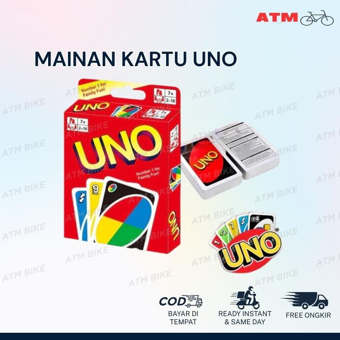 Mainan Kartu Uno / Permainan Kartu Keluarga / Uno Card / Uno Flip / Uno card / Permainan Uno