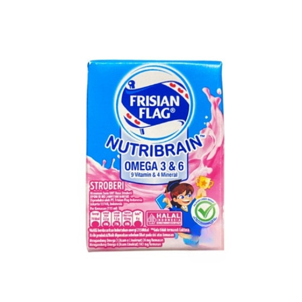

FRISIAN FLAG UHT NUTRIBRAIN STRAWBERRY TP 110 ML