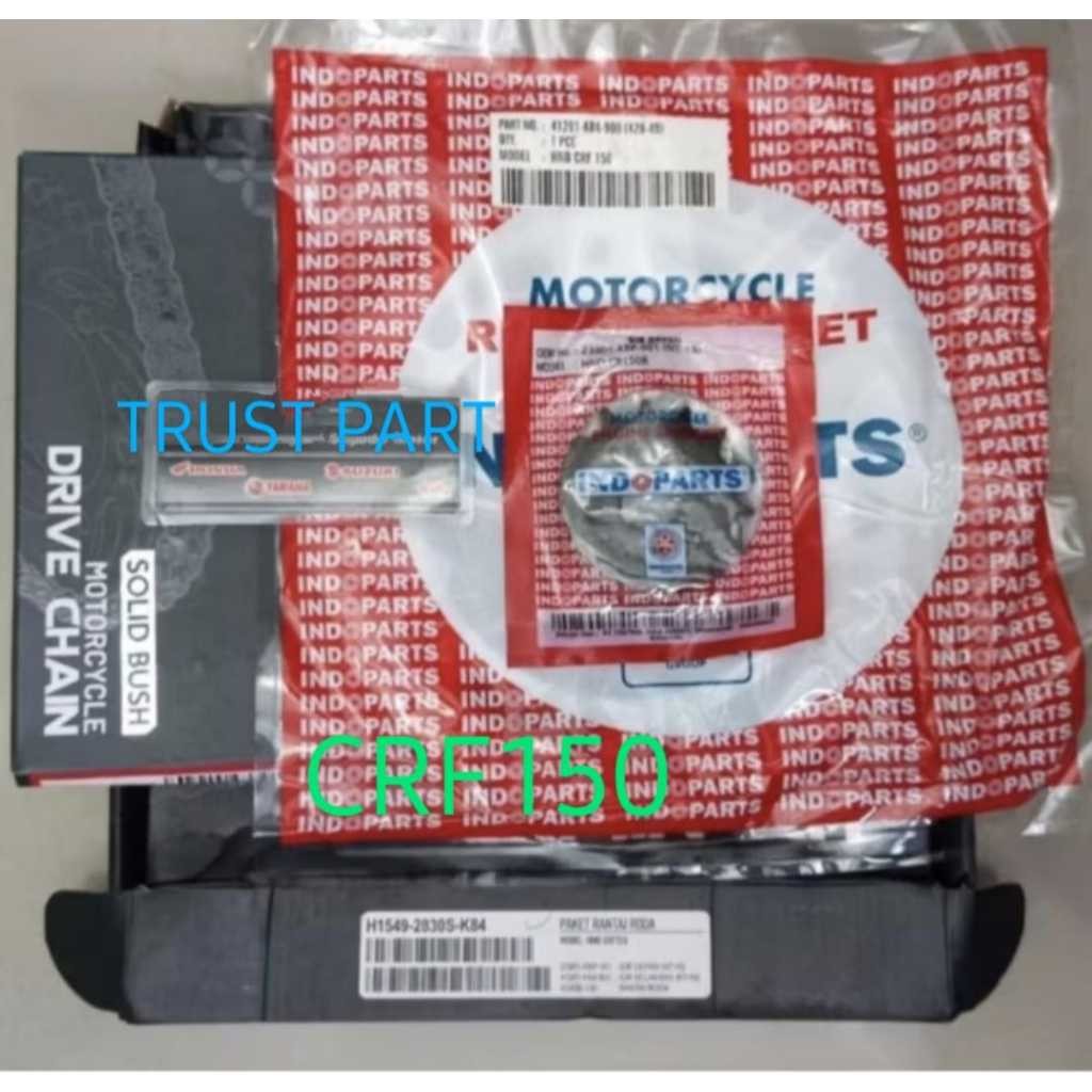 GEAR SET CRF 150L. Merk INDOPARTS / H1549-2830S-K84