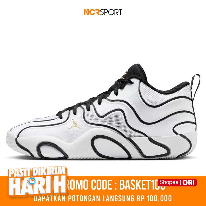 Sepatu Basket Air Jordan jordan tatum 3 pf tunnel walk whiteIB8150-100