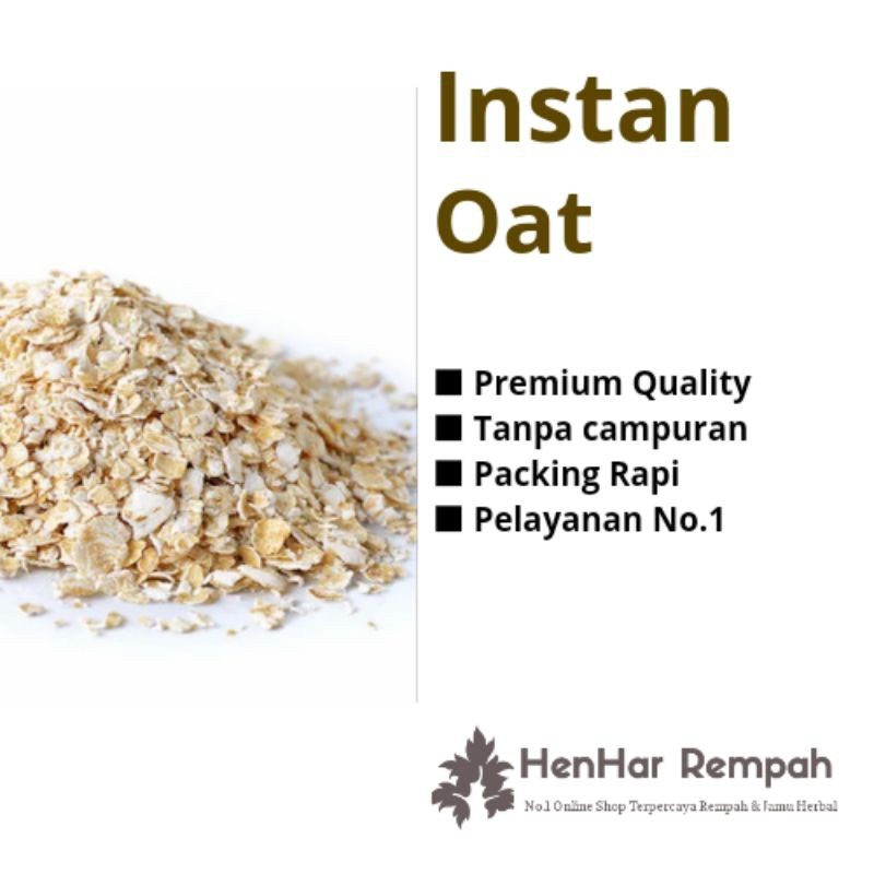 

Instan Oat Australia 1 Kg / Gandum Instan Oatmeal