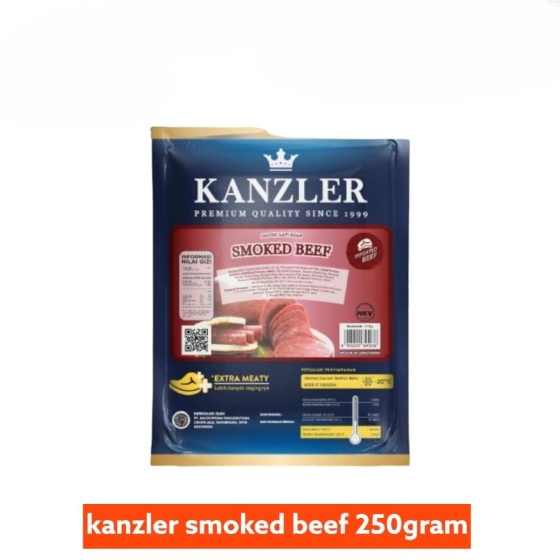 

Kanzler Smoked beef 250 gram