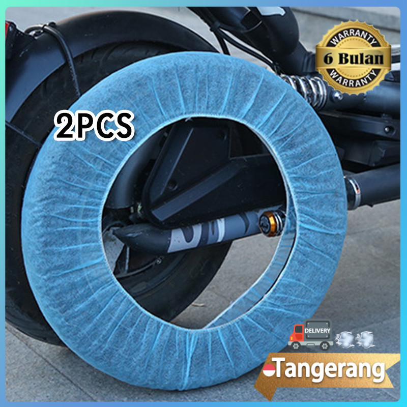 2pcs Srung Ban Cover Penutup Ban Motor / Cover Ban Motor Besar / Cover Ban Motor Non-Woven Universal