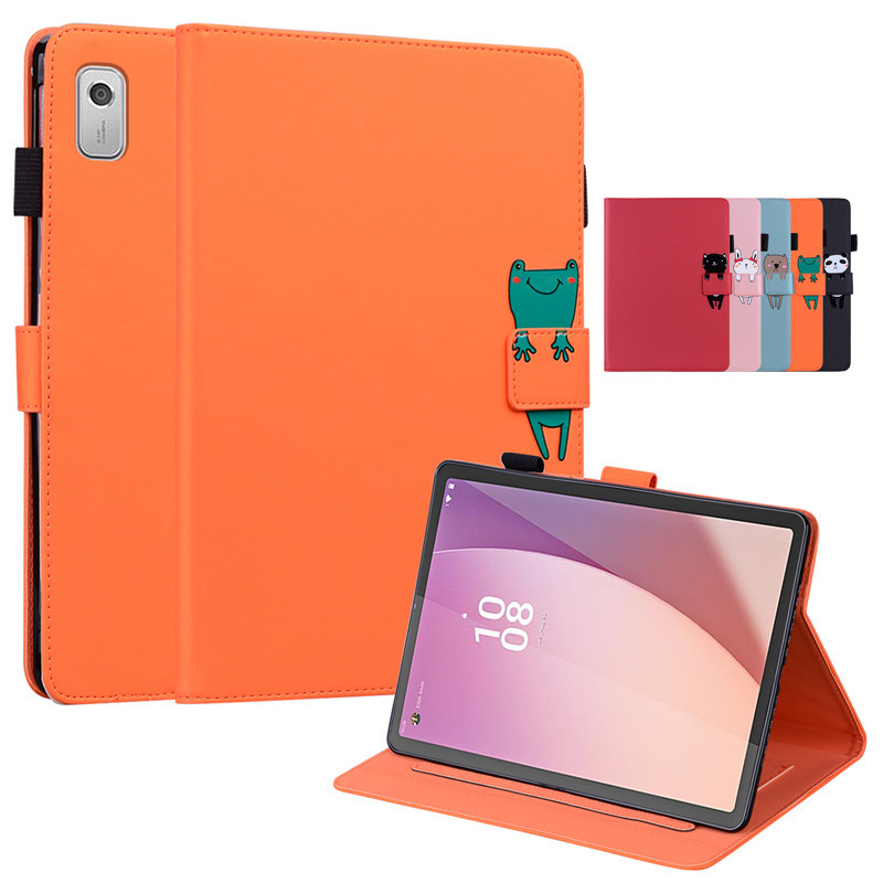 

Para lenovo tab m9 2023 caso bonito gato panda pintado macio tpu magnético tablet capa para funda lenovo tab m9 tb310fu caso crianças
