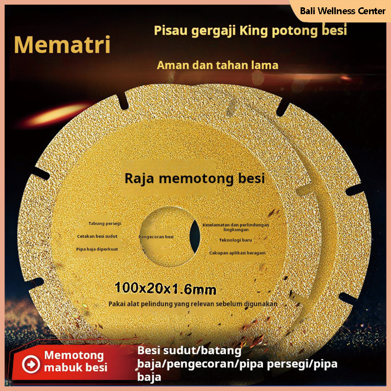 Pisau pemotong penggiling sudut besi pemotong raja besi siku baja tahan karat paduan logam besi pemo