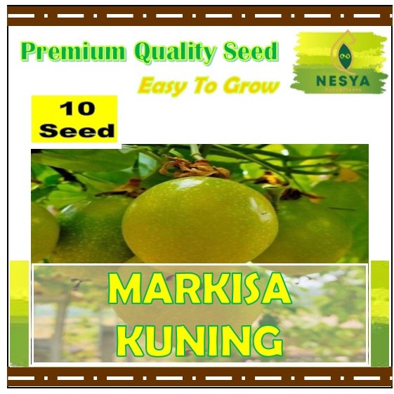 10 Biji Benih Markisa Kuning Buah Markisa Kuning