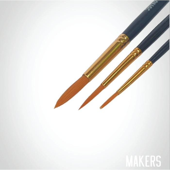 

Brush Kuas Cat Air Cat Minyak Lukis Acrylic Set 3 - 1.4.9 Round