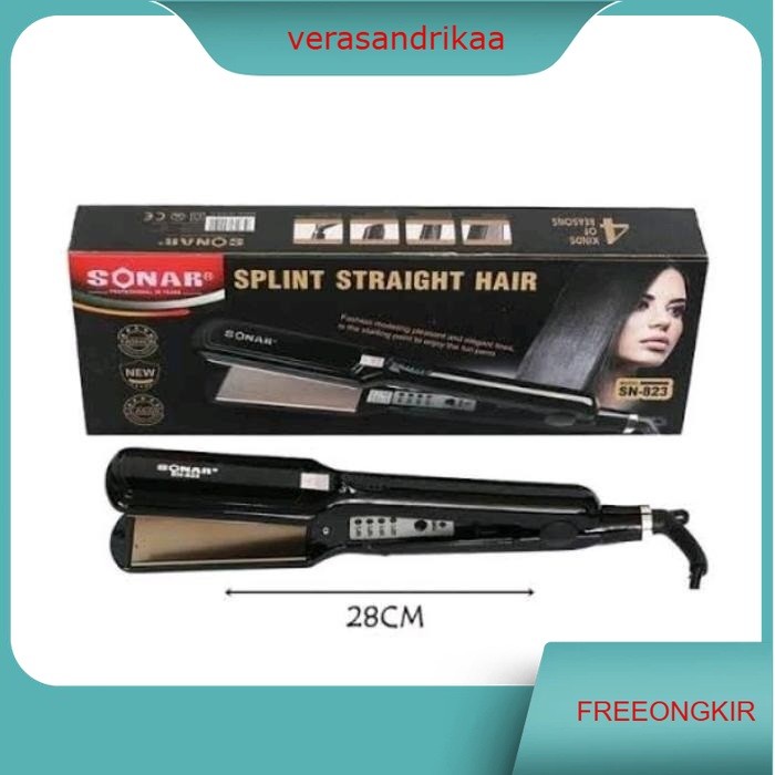 (COD) Catokan Rambut Sonar GLOSSY SN 823 / Catok 823 Sonar Meluruskan Rambut