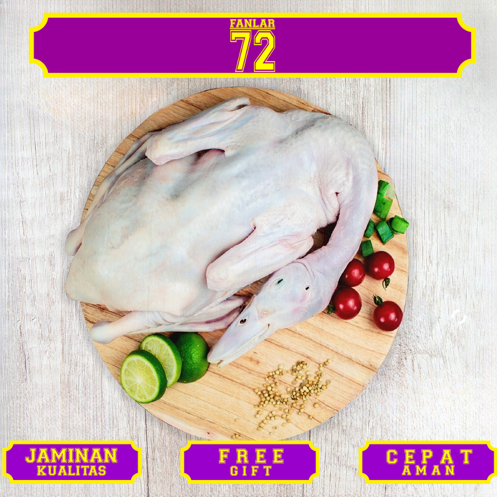 BEBEK PEKING / DAGING BEBEK 1.5 KG UTUH PAKAI KEPALA KAKI