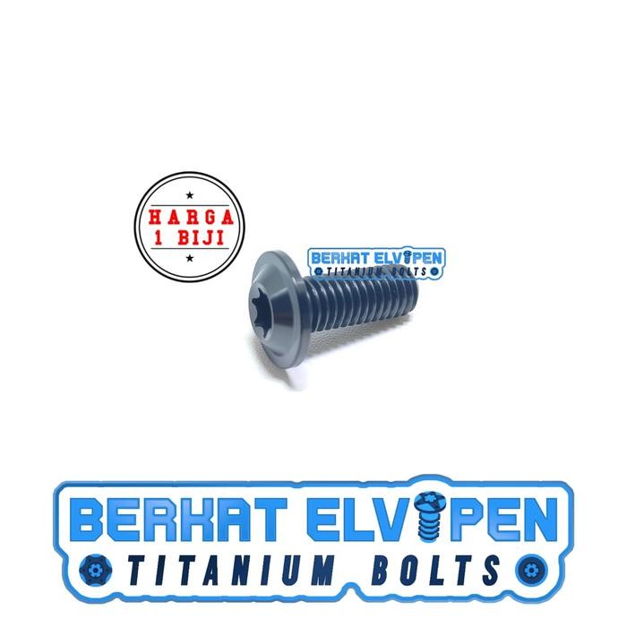 Baut Titanium Visor Windshield Yamaha Aerox Old New Connected - Black