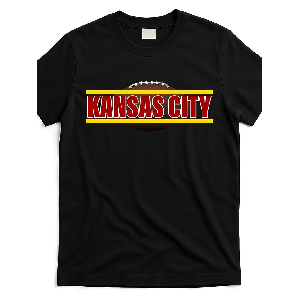 Kaos Pria Kansas City - Merah/Kuning, Katun, Kaos Suporter, Kaos Bola