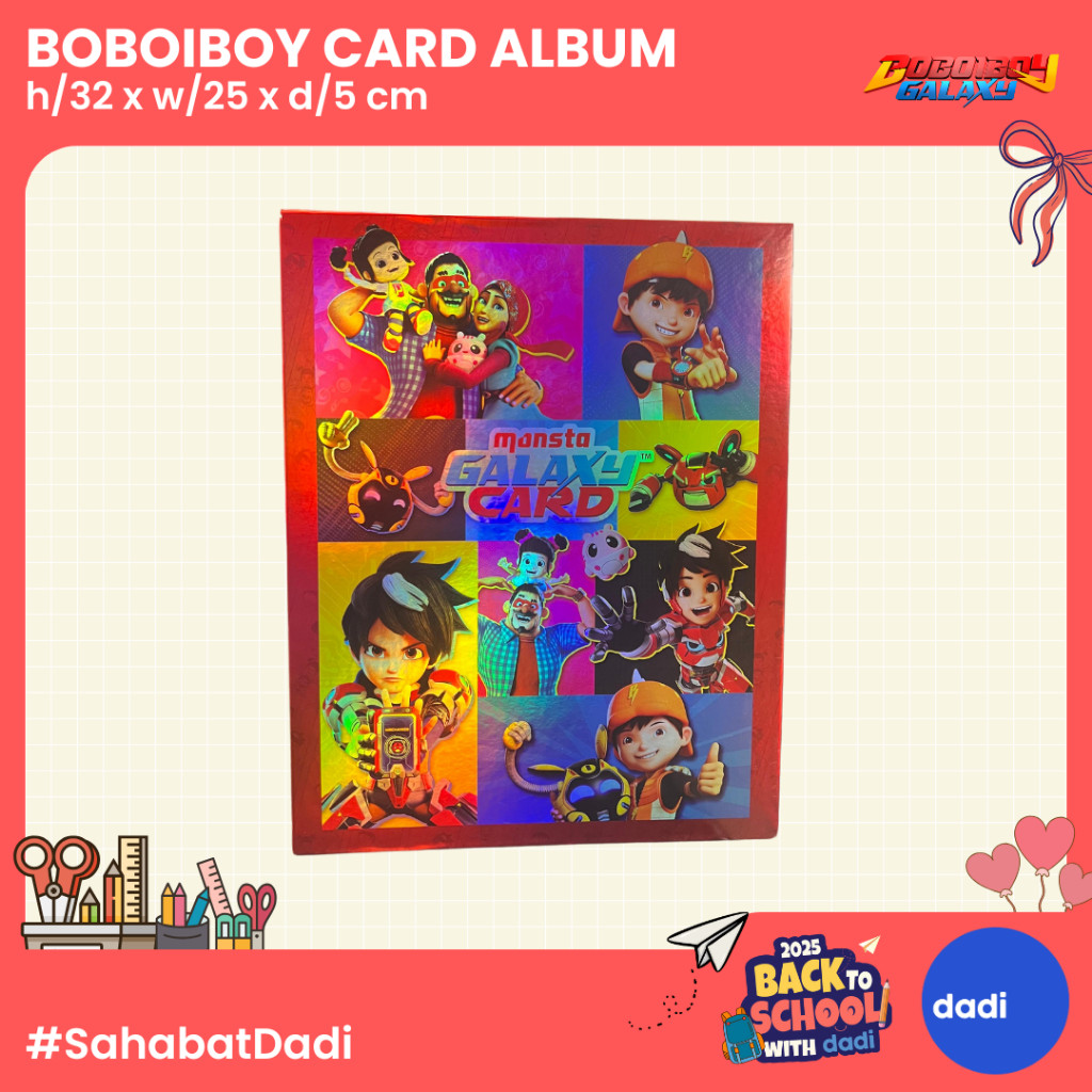 Dadi - BoBoiBoy Monsta Trading Album - Hobi Koleksi/Album Foto