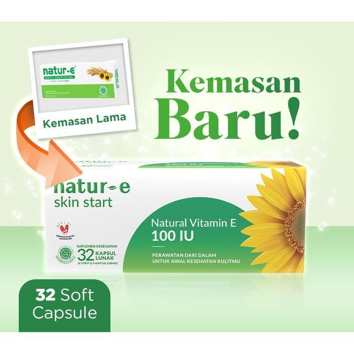 Natur-e Soft Capsule 100 IU (isi 32) / Kapsul Hijau Isi 32