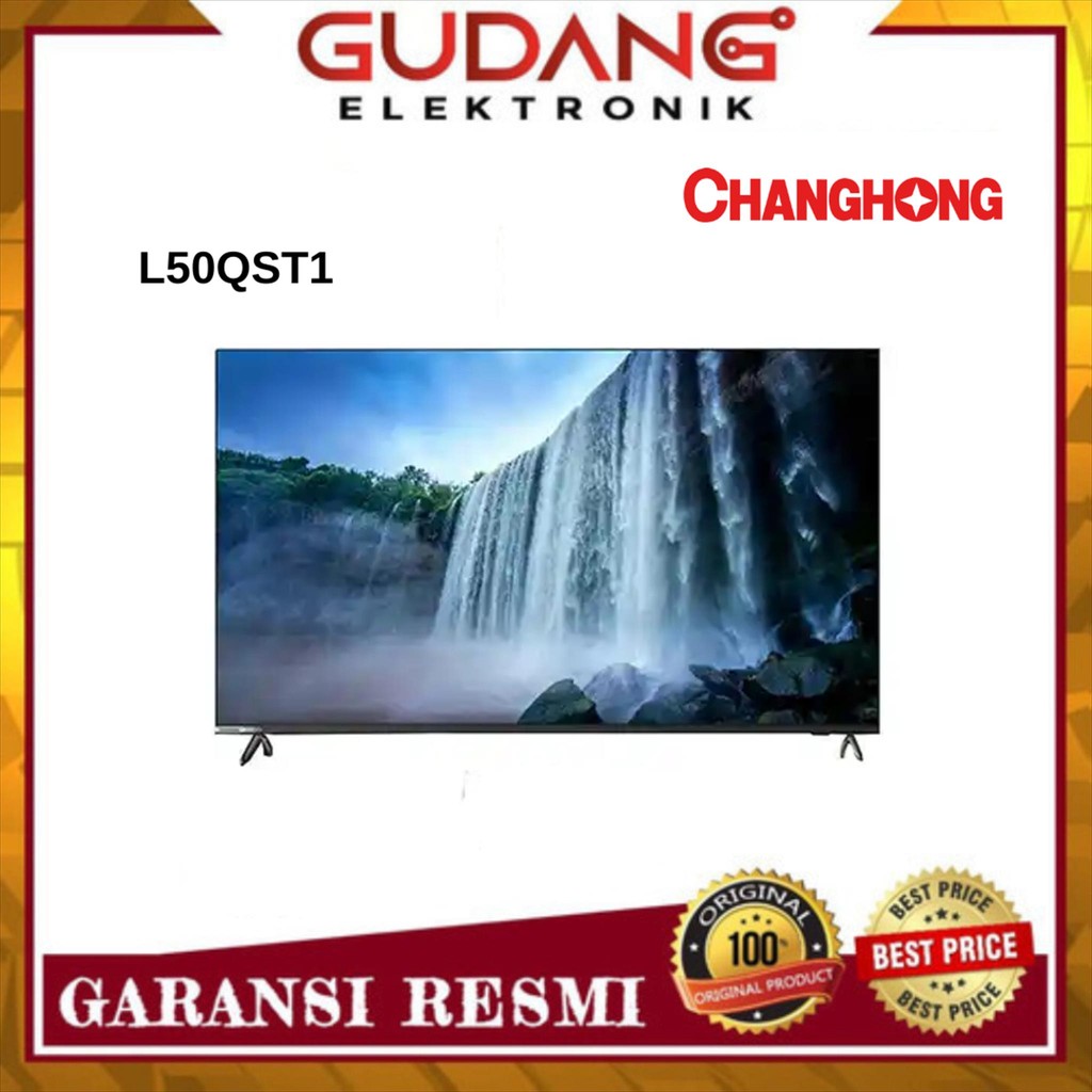 LED TV CHANGHONG L50QST1 GOOGLE SMART TV 50 INCH QLED FULL HD