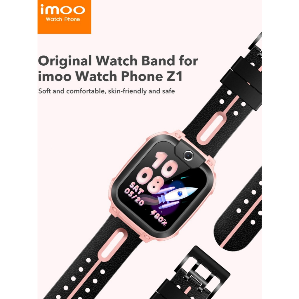 imoo Strap Z1 / Y1/ Z5 /Z6 Original Tali Jam Tangan Smartwatch Rubber Silikon ｜Produk asli resmi imo