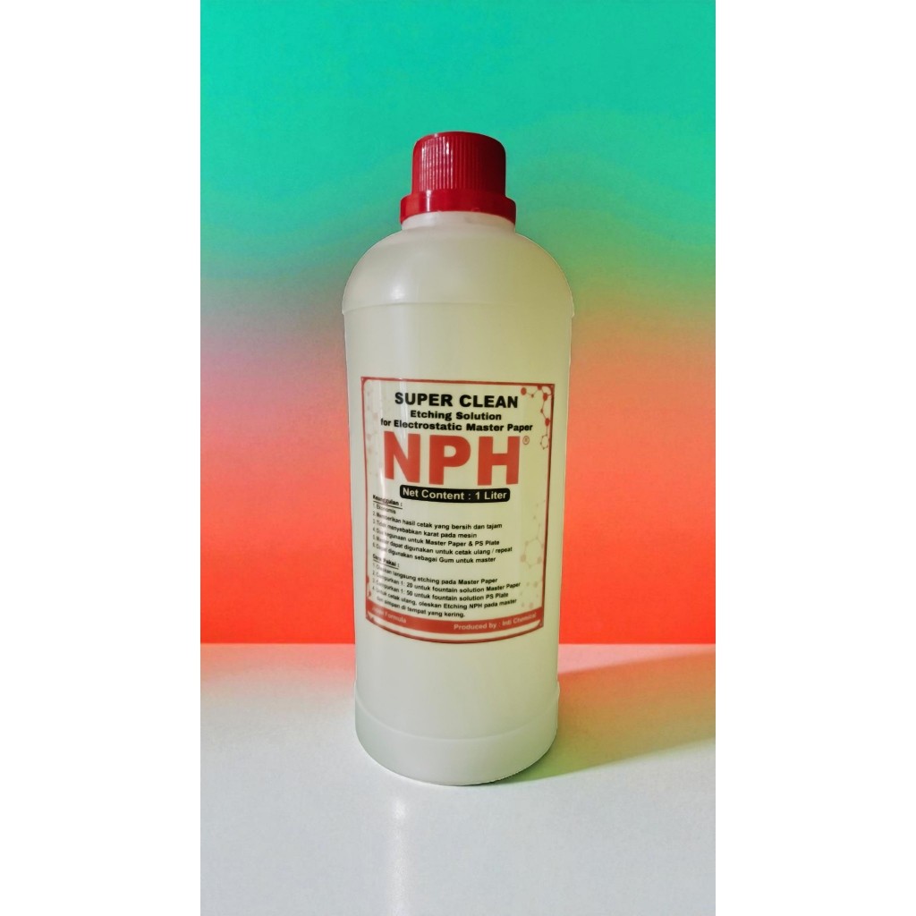NPH Super Clean Etching Solution for Electrostatic Master Paper / Etching Solution