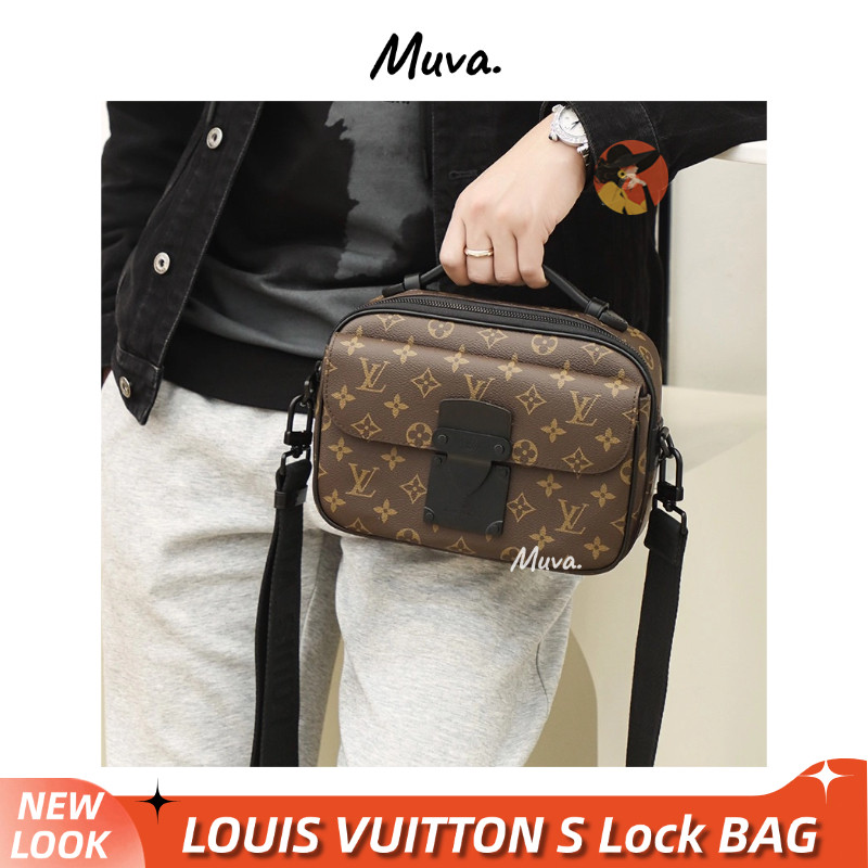 Pria / tas bahu Louis Vuitton S Lock Bag LV Bag