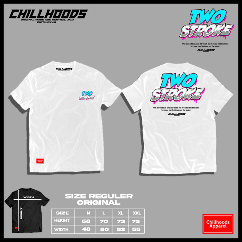 KAOS TWO STROKE T-SHIRT TWO STROKE KEKINIAN