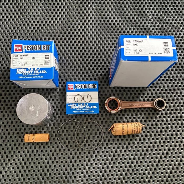 Ready Paket Piston dan stang piston tkrj rx king original japan rxking orginal  25