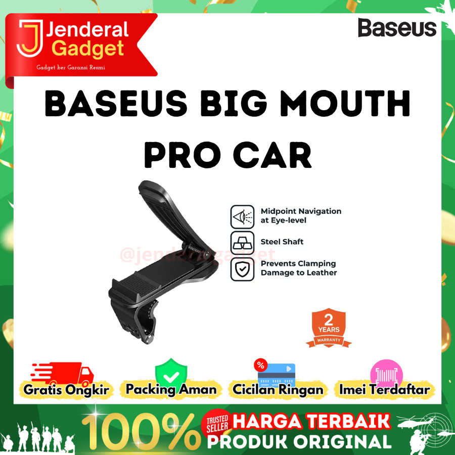 BASEUS CAR HOLDER DASHBOARD BIG MOUTH MOBILE PHONE CAR MOUNT