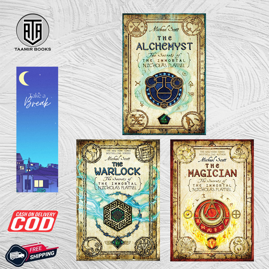 The Alchemyst, The Magician, The Sorceress, The Necromancer, The Warlock, The Enchantress, by Michae