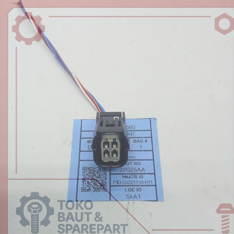 SOKET KABEL DINAMO AMPER PENGISIAN AKI ALTERNATOR HONDA JAZZ FREED BRIO MOBILIO ORI