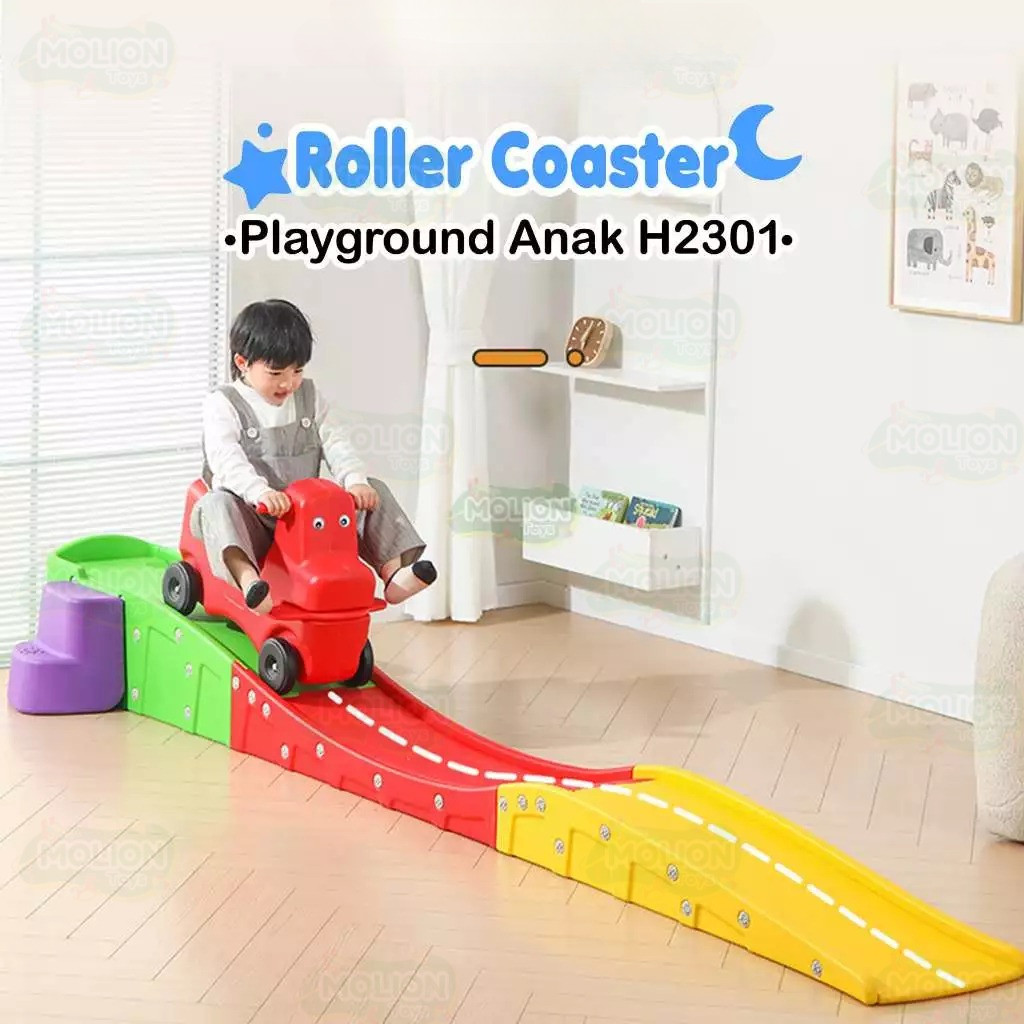 Mini Roller Coaster Anak MOLION TOYS H2301 – Mainan Playground Edukatif & Seru