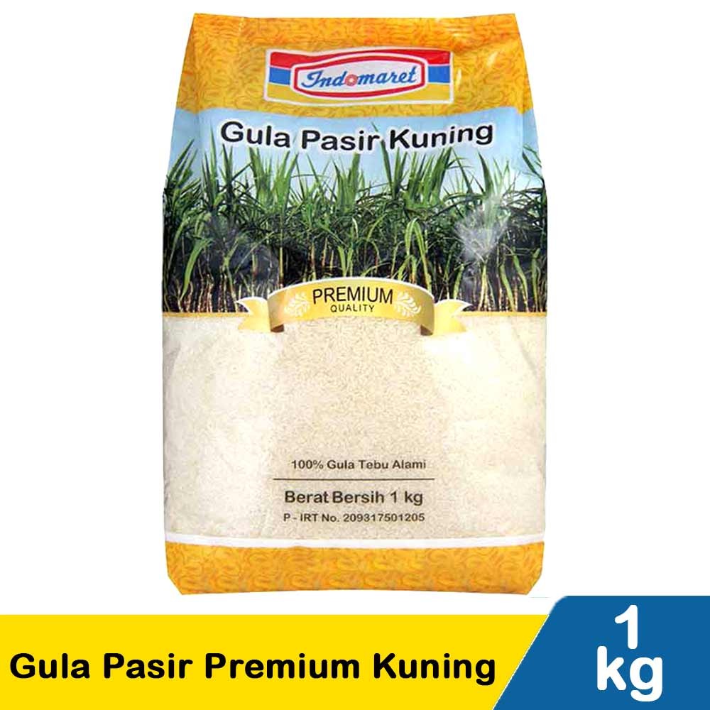 INDOMARET GULA PASIR PREMIUM KUNING 1kg
