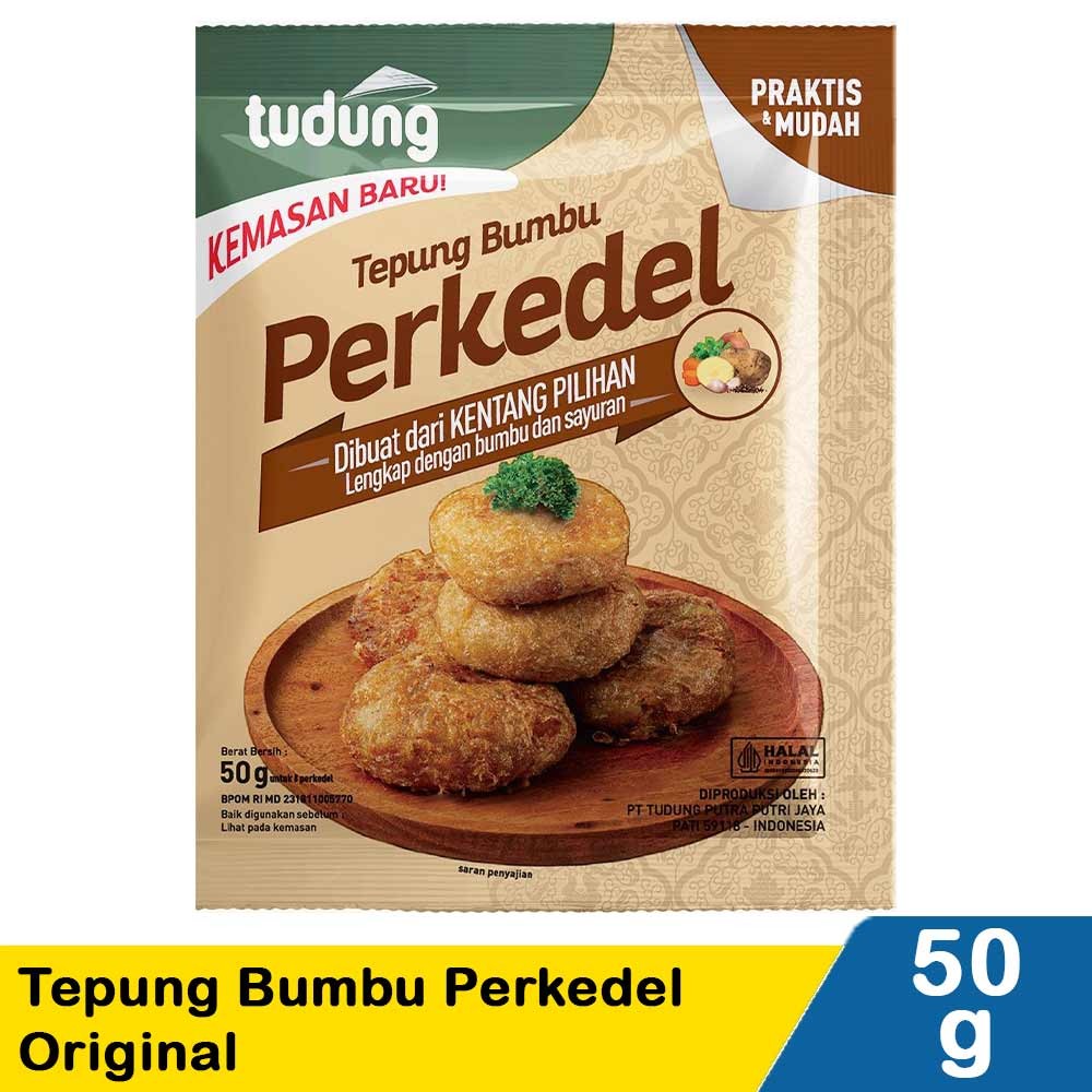 TUDUNG TEPUNG BUMBU PERKEDEL  50g
