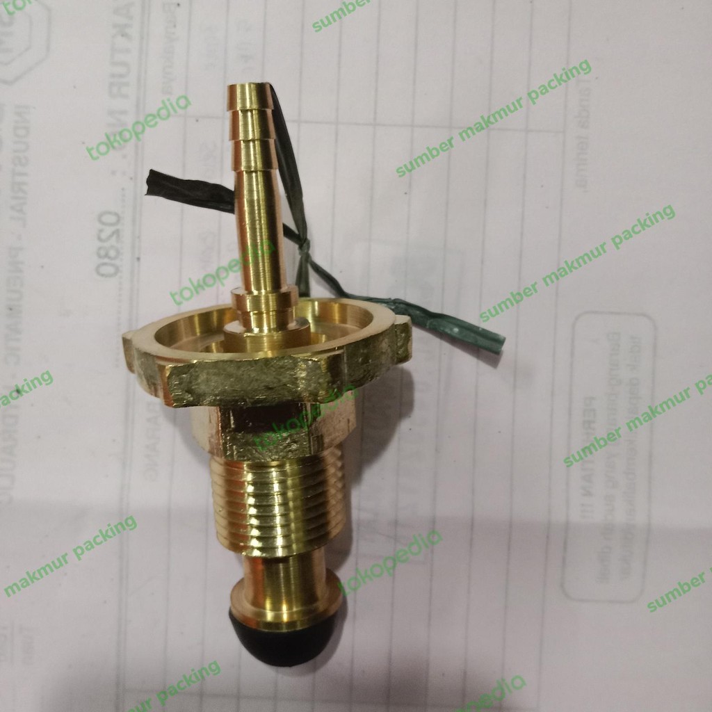 nepel tabung gas LPG 50kg 1/4