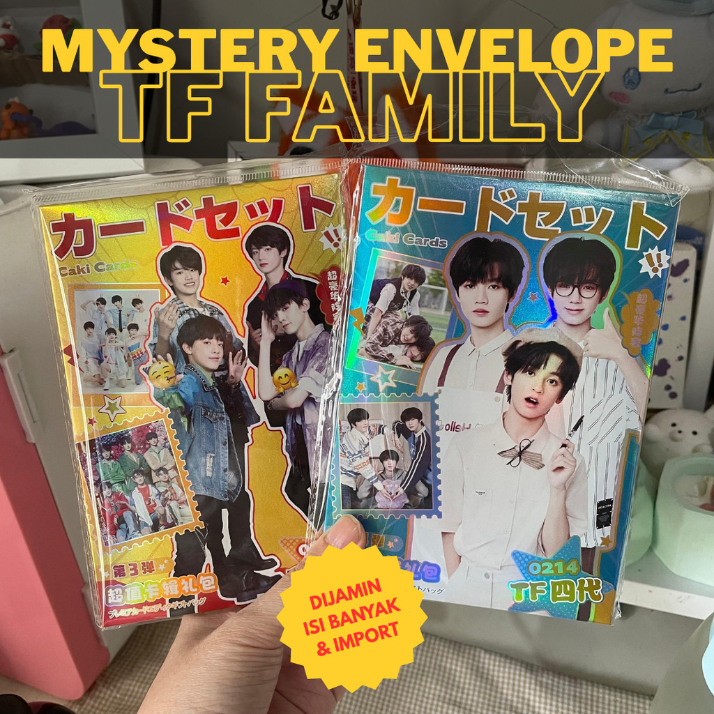 Mystery Envelope Tf Family Gen 4 Gen 3 | Photocard Post Card Hadiah Blimd Pack