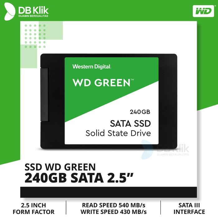 SSD WD Green 240GB - WD Green 240GB SATA