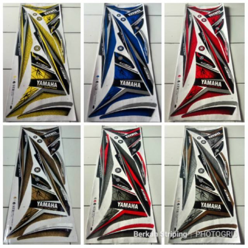 (COD) Striping Stiker Variasi Thailand Motor Yamaha Jupiter Mx New 135 - NJMX - Exciter Grafis